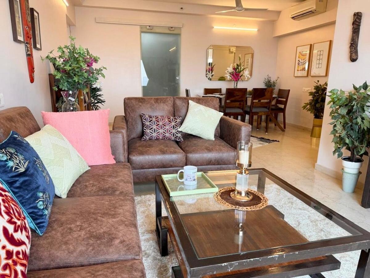 5 Star Luxury Pool, Gym Near Airport Bkc Apartament Bombaj